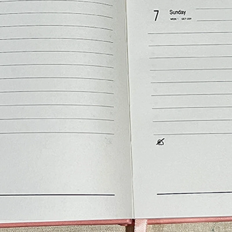 2024 Дневник A5 Дневник Седмица за преглед на A5 Daily Planner бележник за офис коледен подарък дневник за 2024 Изображение 1
