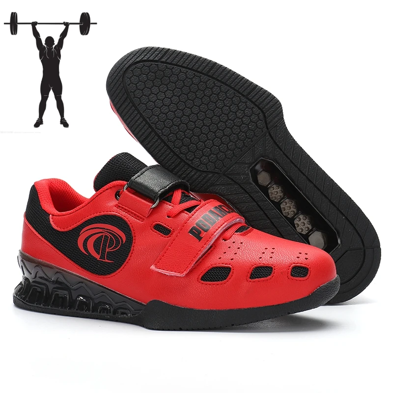 2024 Професионални обувки за вдигане на тежести за жени и мъже Обувки за тренировки по вдигане на тежести Удобни и дишащи обувки за дълбоко клякане Изображение 0