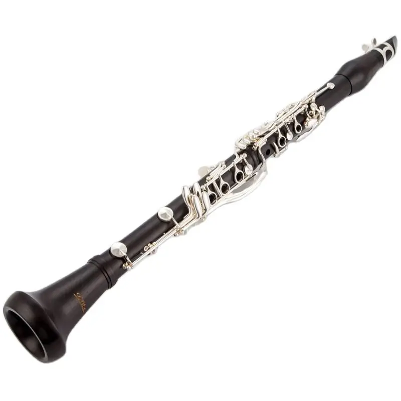 Ilbelin Professional Ebony Clarinet bB мелодия 17 Ключ Посребрена мед Кларинет от масивна дървесина Изображение 0