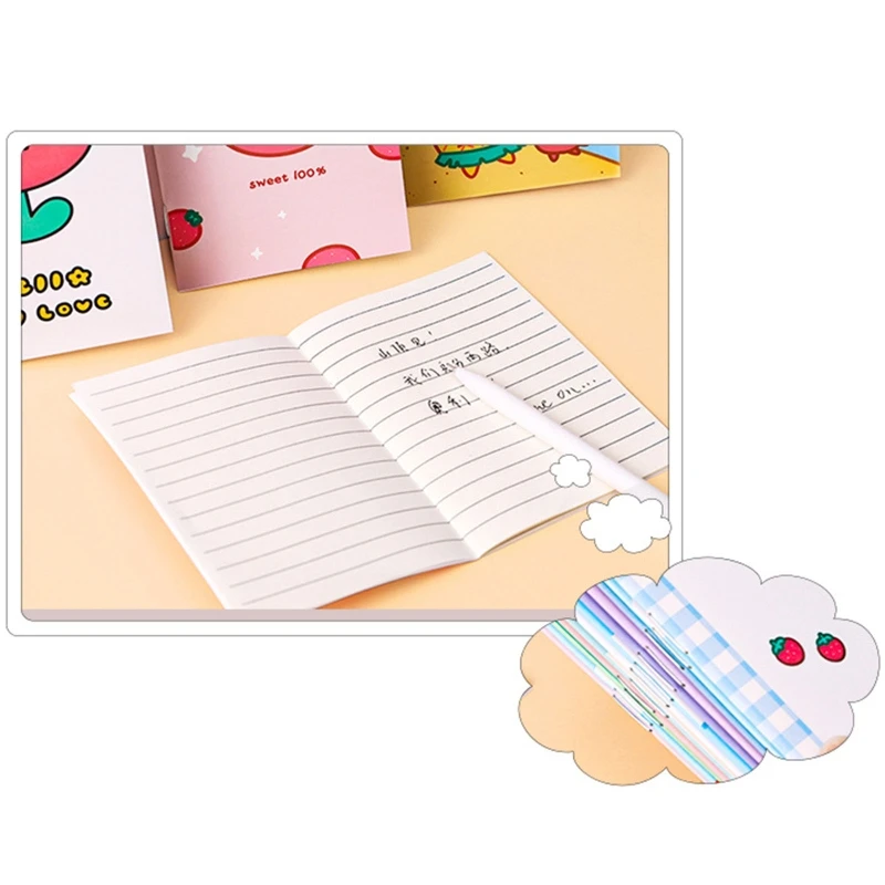 Mini Memo Pad Notebook 16 листа, които не кървят за студентски запис Писане Dropship Изображение 4