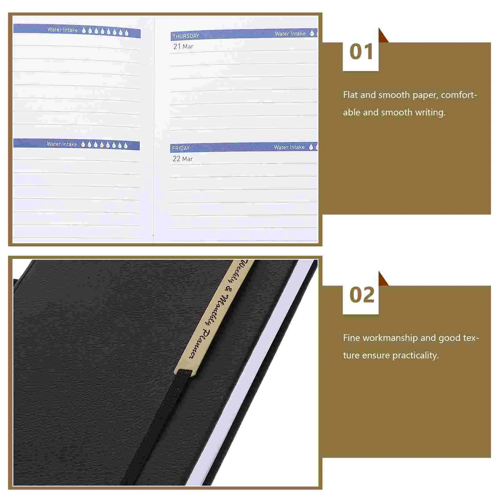 Travel Notebook Agenda Journal Notebook Daily Planning Notebook Office Multi-function Notepad Notebooks Home Planning Изображение 5
