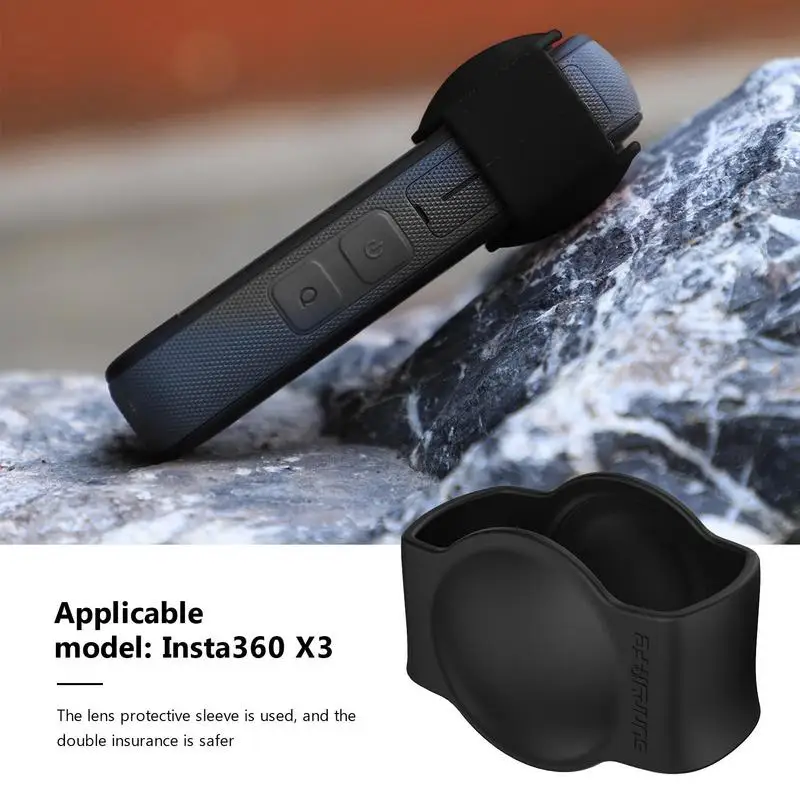 За Instas360 X3 силиконов капак за тяло 360X3 защитни аксесоари за защита Калъф за тяло Insta 360 Панорамна камера Portable Изображение 5