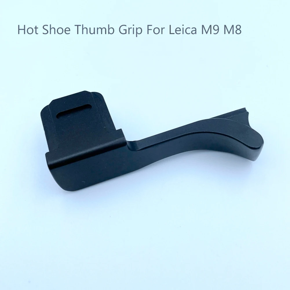Метална гореща обувка палеца почивка ръка захват за Leica M9 M8 камера Hotshoe скоба адаптер гореща обувка капак палеца почивка сцепление B Изображение 1