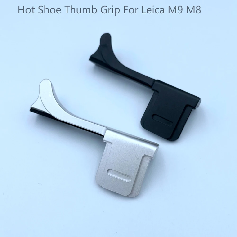 Метална гореща обувка палеца почивка ръка захват за Leica M9 M8 камера Hotshoe скоба адаптер гореща обувка капак палеца почивка сцепление B Изображение 2