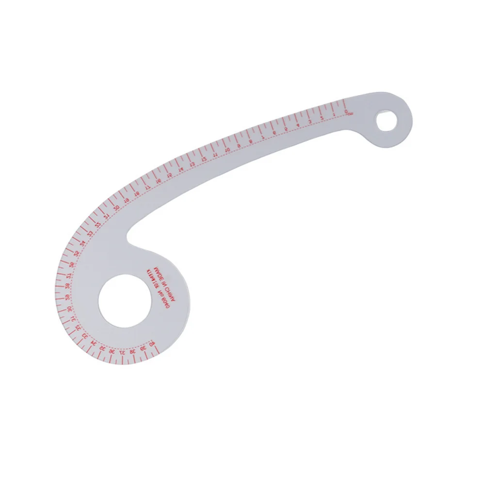Френска крива линийка Мека пачуърк линийка мярка Шивашки шаблон за рисуване Тъканно рязане Измервателна линийка Комплекти инструменти за шиене Изображение 5