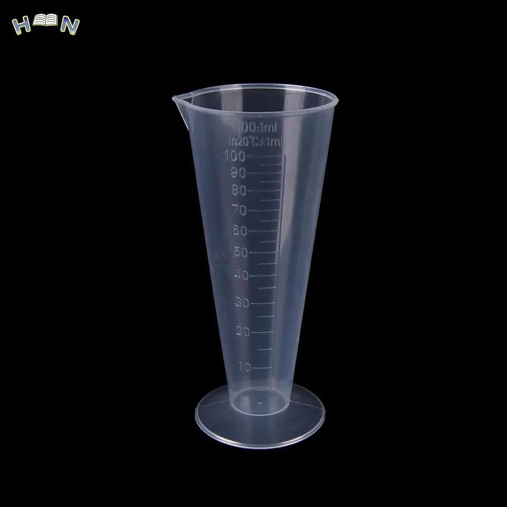 100 мл Пластмасова мерителна чашка Кана за изливане на чучур повърхност Кухненски/лабораторни инструменти Училищни аксесоари 1бр Изображение 4