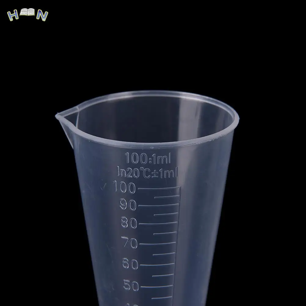 100 мл Пластмасова мерителна чашка Кана за изливане на чучур повърхност Кухненски/лабораторни инструменти Училищни аксесоари 1бр Изображение 5
