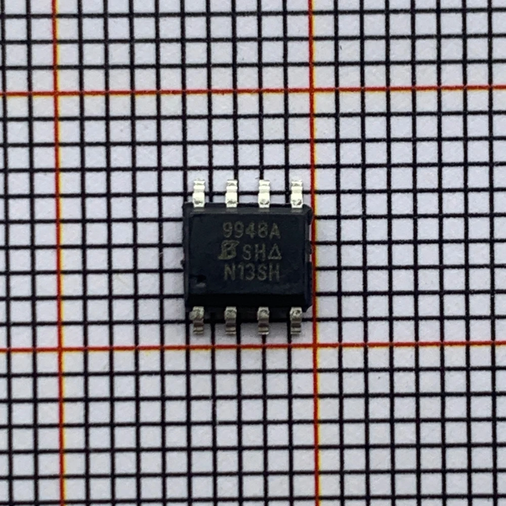10PCS/ Нов оригинален SI9948A 9948A SI9948AEY транзисторен пластир SOP-8 Изображение 0