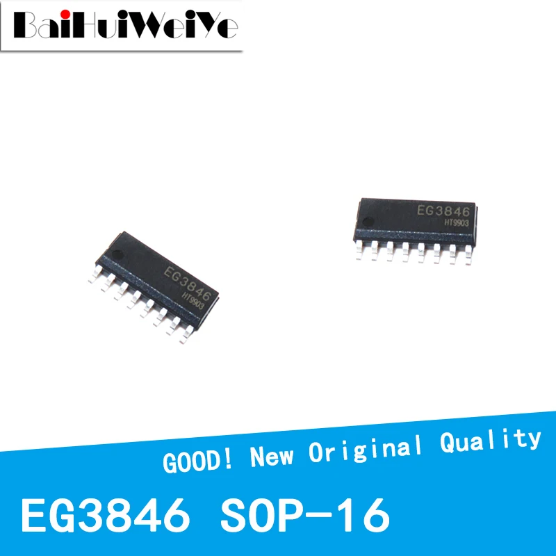  5Pcs / Lot EG3846 AC-DC контролер и регулатор IC SMD SOP16 SOP-16 Нов чипсет с добро качество Изображение 0