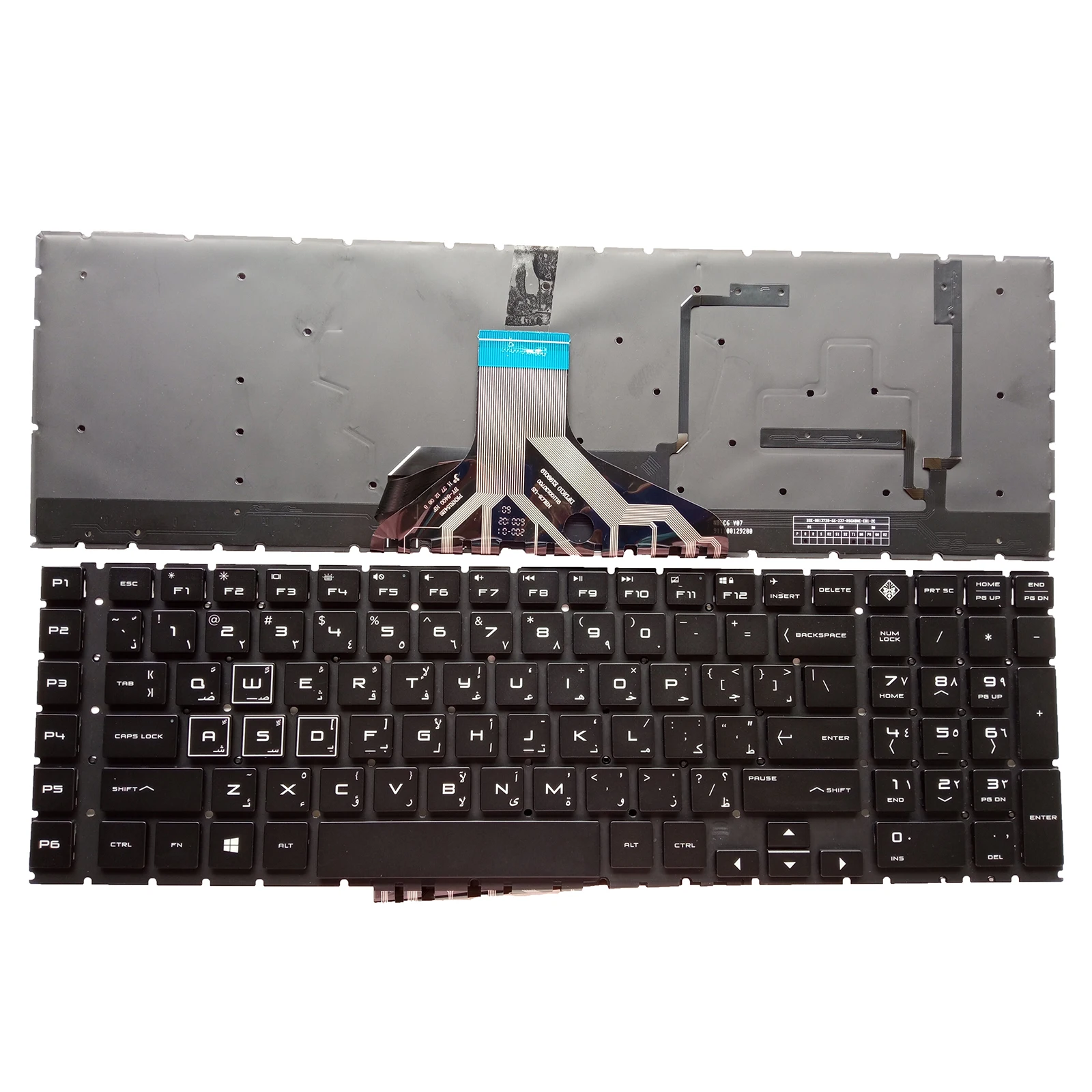 AR RGB цветна клавиатура с подсветка за HP Omen 17-CB 17-CB0000 17-CB1000 17-CB1080NR лаптоп Изображение 0