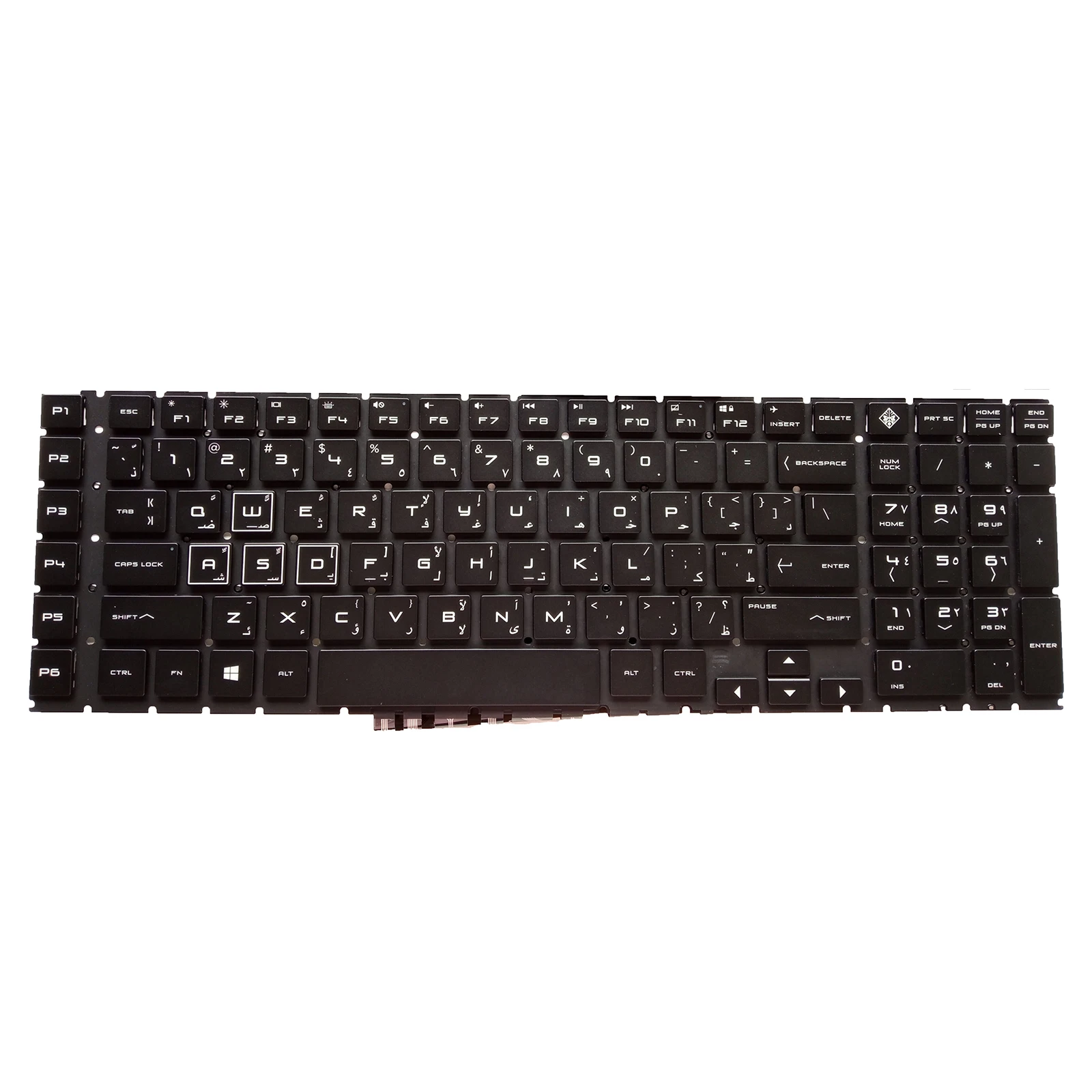 AR RGB цветна клавиатура с подсветка за HP Omen 17-CB 17-CB0000 17-CB1000 17-CB1080NR лаптоп Изображение 2
