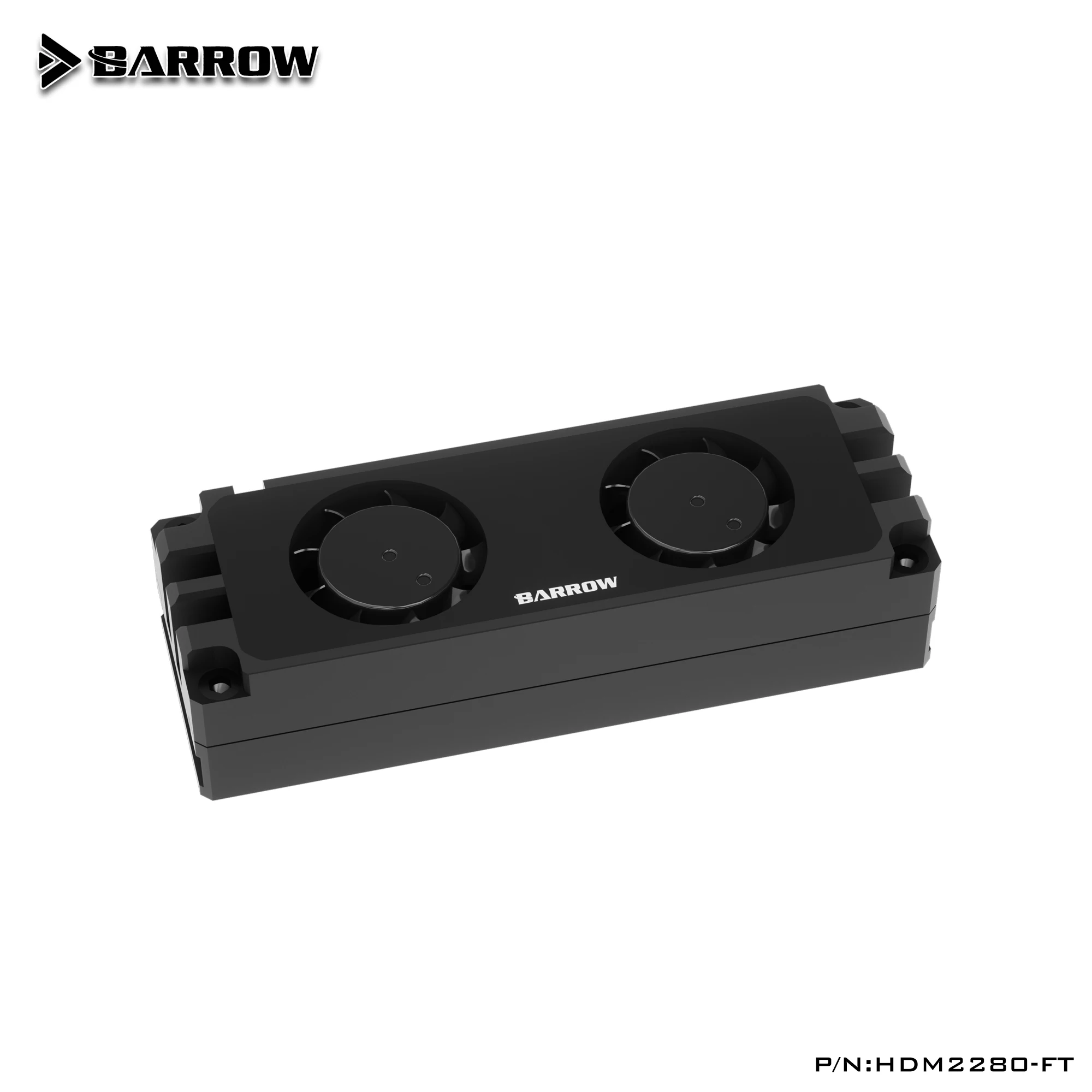 Barrowch M2 твърдотелен дисков охладител HDM2280-FT 2280 22110PCIE SSD Heatsink Arcrylic за PC Gaming Cooling Building Изображение 3