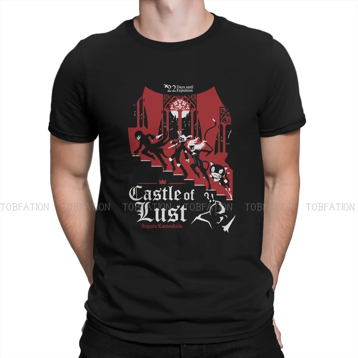 Castle Of Lust Style TShirt Persona Game Най-високо качество Creative Graphic T Shirt Stuff Hot Sale Изображение 0