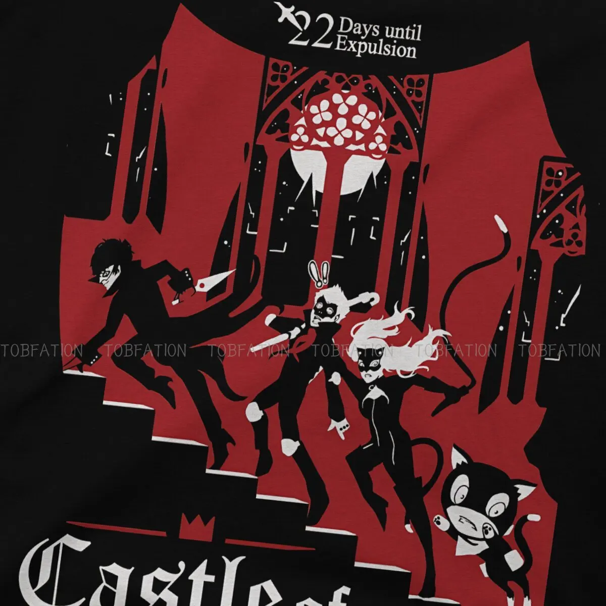 Castle Of Lust Style TShirt Persona Game Най-високо качество Creative Graphic T Shirt Stuff Hot Sale Изображение 2