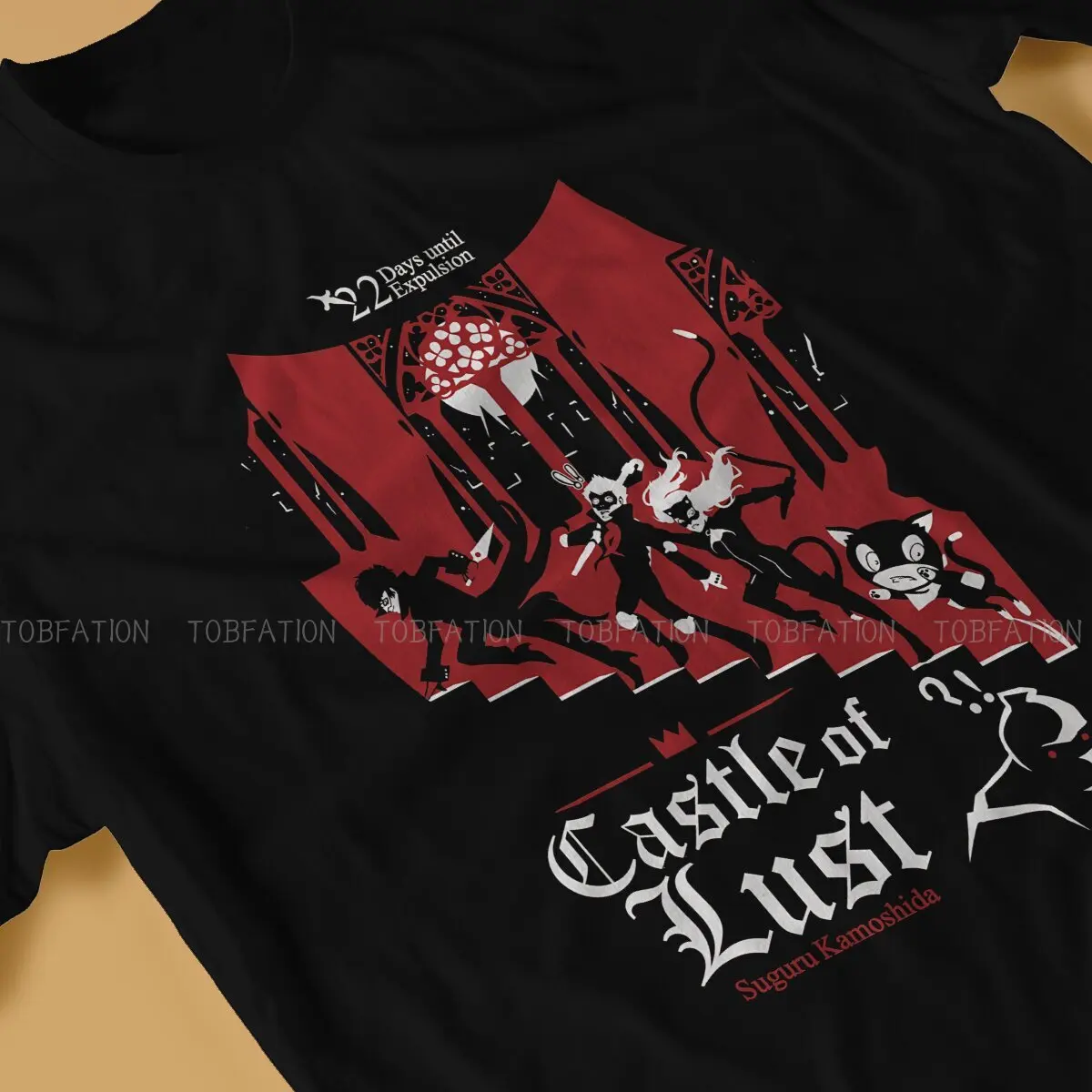 Castle Of Lust Style TShirt Persona Game Най-високо качество Creative Graphic T Shirt Stuff Hot Sale Изображение 3