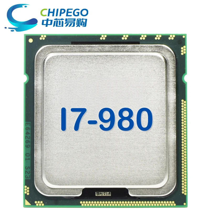 Core i7-980 Процесор i7 980 3.33GHZ 6-ядрен 12M кеш LGA1366 CPU 130W СПОТ ЗАПАС Изображение 0