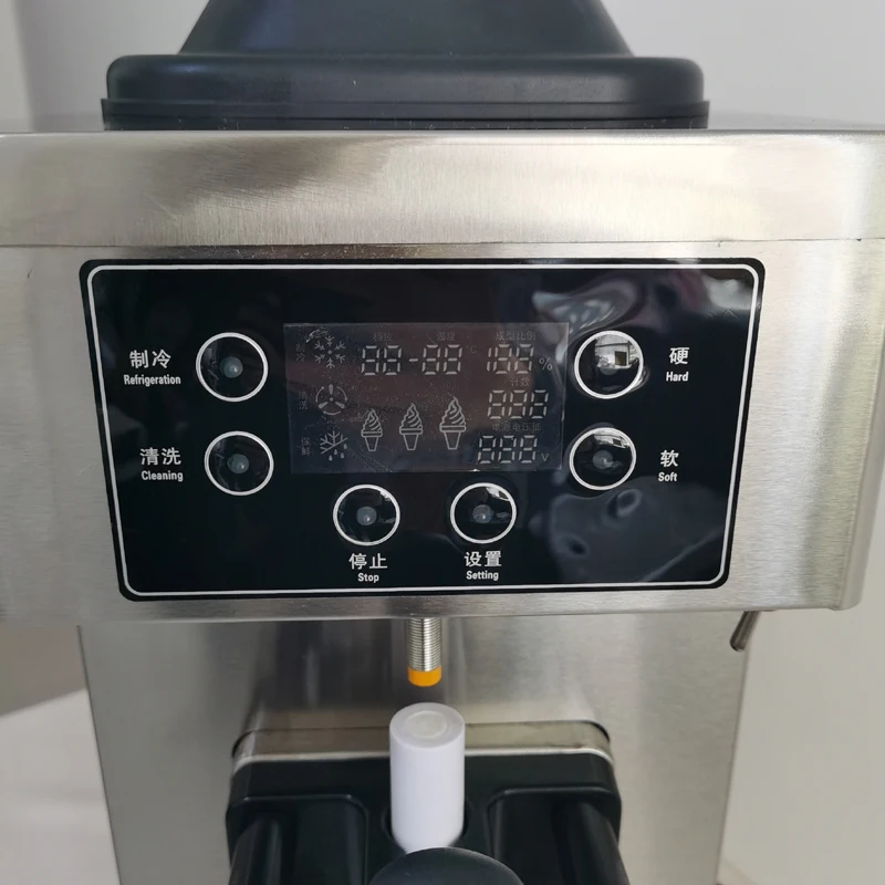 Desktop Единична глава Малка мека машина за сладолед Търговска домакинска машина за замразено кисело мляко Изображение 5