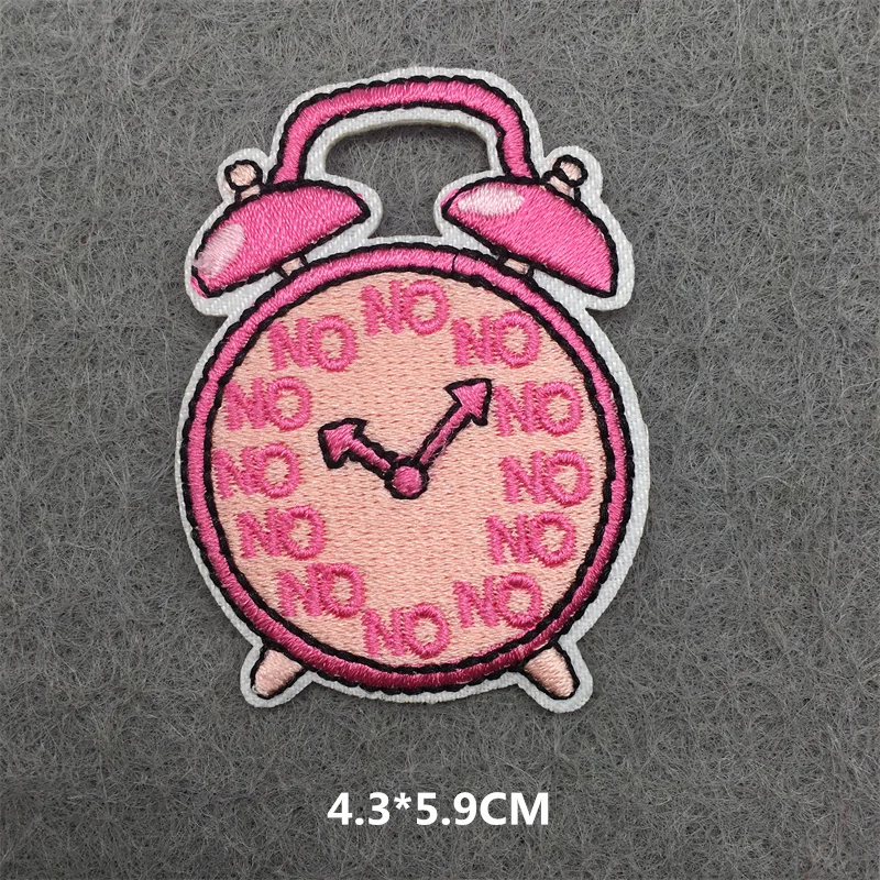 Pink Cartoon Clothing Thermoadhesive Patches Iron-on Transfers for Clothing Anime Clothes Embroidery Patch Ironing Applications Изображение 3
