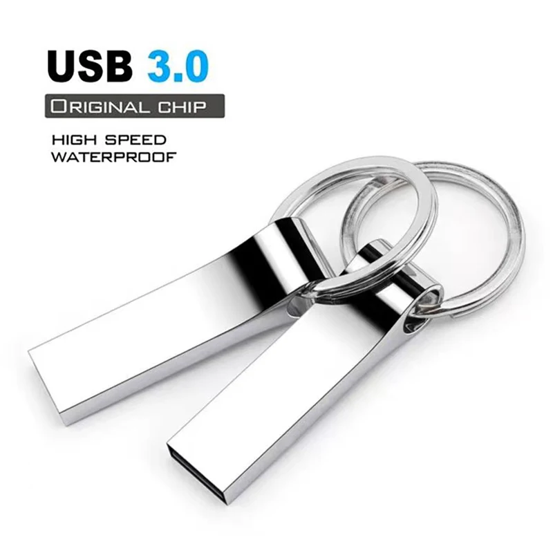 USB 2TB флаш памети с ключодържател метален USB флаш диск Pendrive флаш памет стик USB3.0 Изображение 0