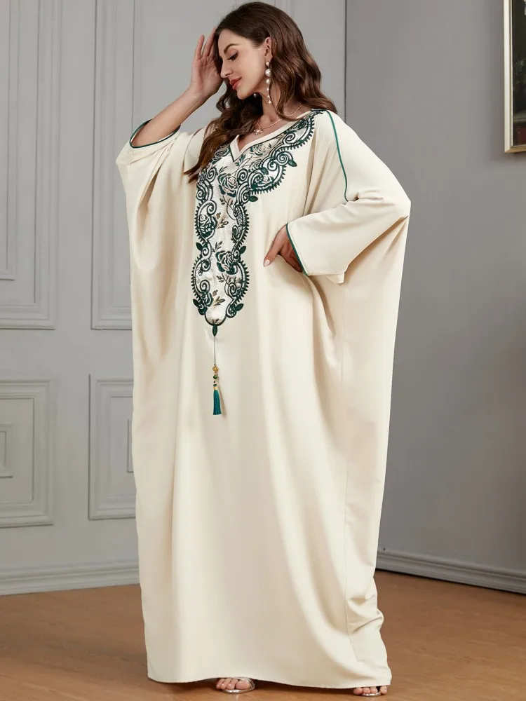 Африкански рокли за жени Мюсюлманска мода Abayas Boubou Dashiki Анкара Тоалети Вечерна рокля Дубай Кафтан Abaya роба Marocaine Изображение 3