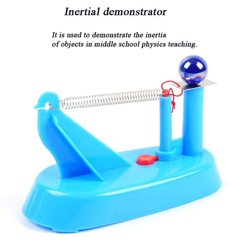 Инерционен закон Експериментален демонстратор Пластична експериментална механика Инструмент за преподаване на закона на Нютон Изображение 1