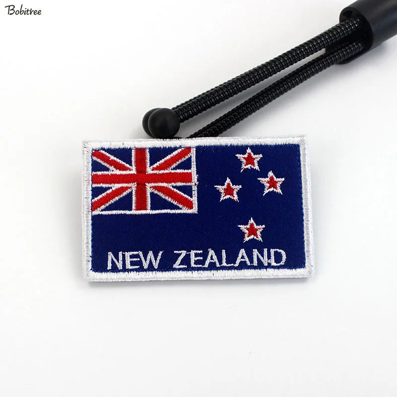Нова Зеландия флаг кръпка с кука линия бродирани банер значка лента за ръка стикери за раница капачка униформа декорация Изображение 1
