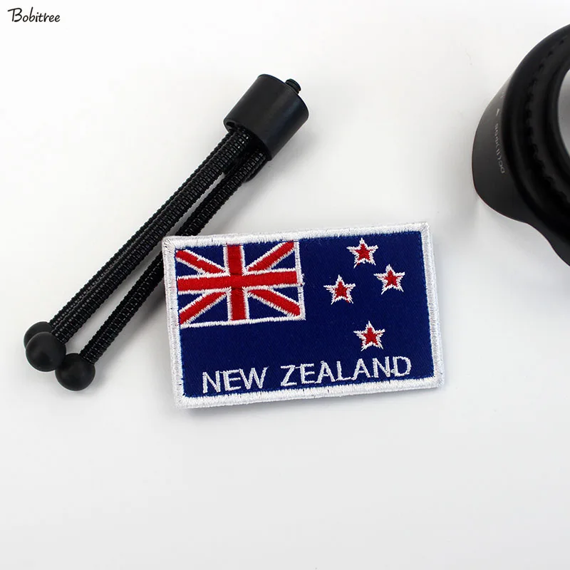 Нова Зеландия флаг кръпка с кука линия бродирани банер значка лента за ръка стикери за раница капачка униформа декорация Изображение 2