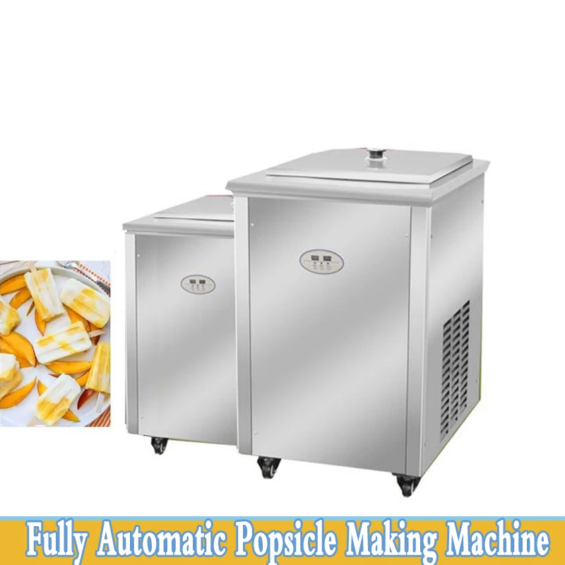  Пълна автоматична машина от неръждаема стомана Popsicle Търговска машина за формоване на сладолед с мухъл Изображение 0