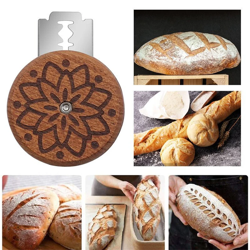 Хляб куцо тесто резултат режещи инструменти френски хляб голмайстор печене източник тесто хляб нож Кътър инструменти за хлебар Изображение 0