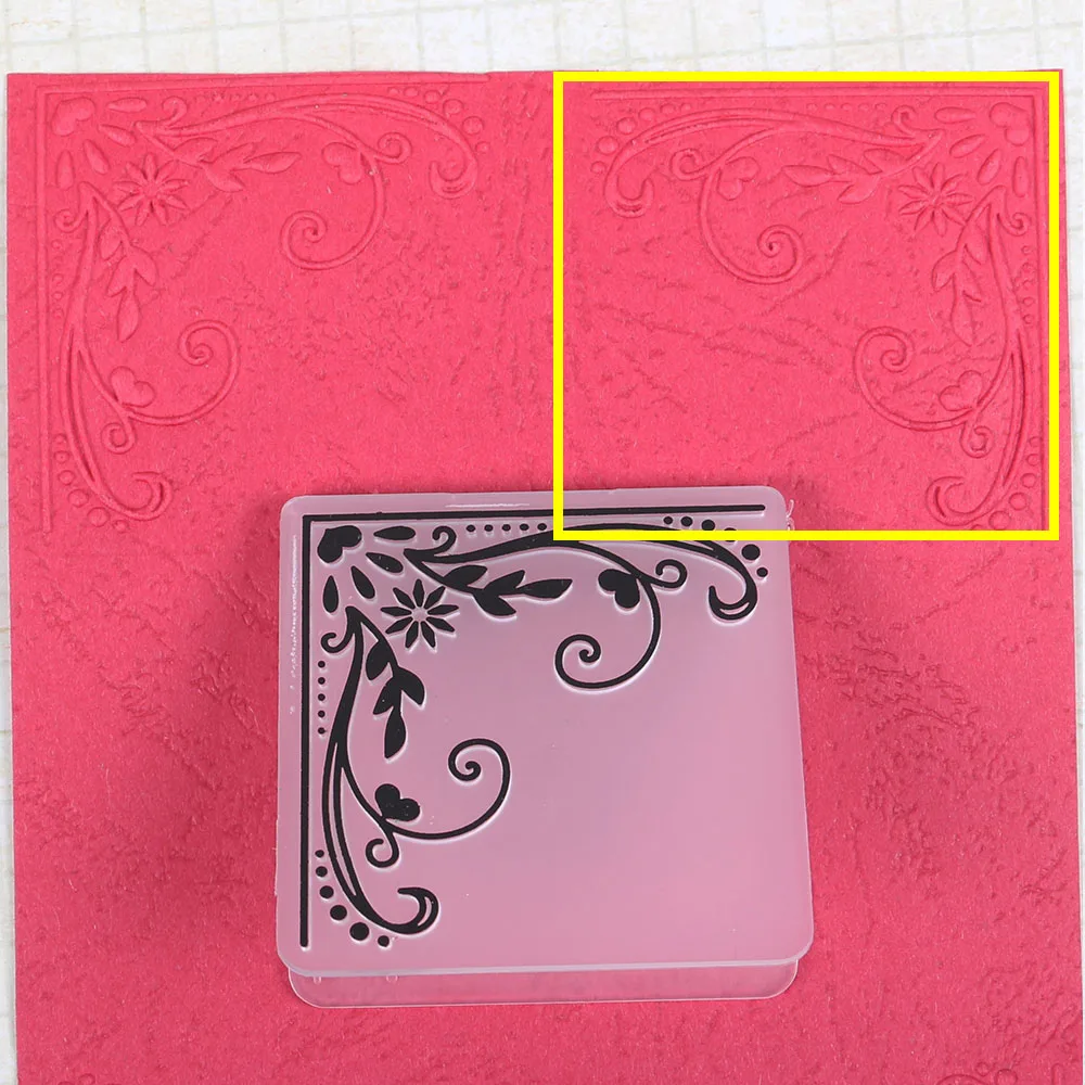 Цветя модел 3D релефни папки за DIY скрапбукинг хартия карта вземане занаят пластмасови релеф шаблон шаблон Изображение 5